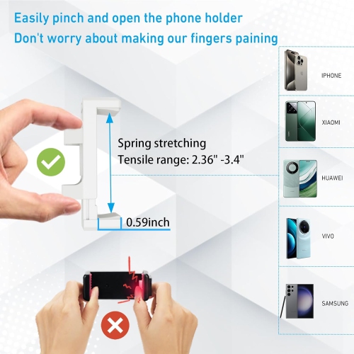 Portable Vlog Travel Selfie Phone Tripod for DSLR Gopro Hero Canon G7x Ricoh OsmoExtendtable Selfie Stick Tripod for Gopro Cell Phone & Camera, Mini