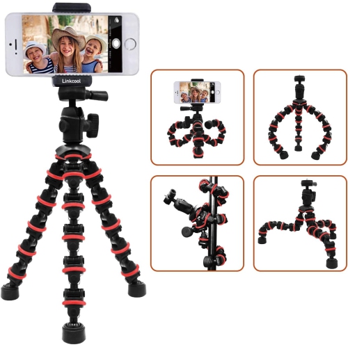 Phone Tripod, Tripod with Wireless Remote Phone Holder as iPhone Tripod, Cell Phone Tripod, Camera Tripod, Travel Tripod,Tabletop Tripod for iPhone