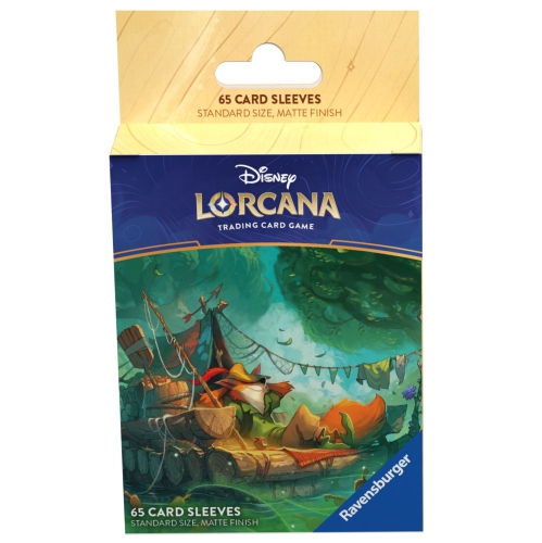 Ravensburger Standard Size Disney Lorcana Card Sleeves: "Robin Hood" (Limit 1 Per Customer) 65 Card Sleeves