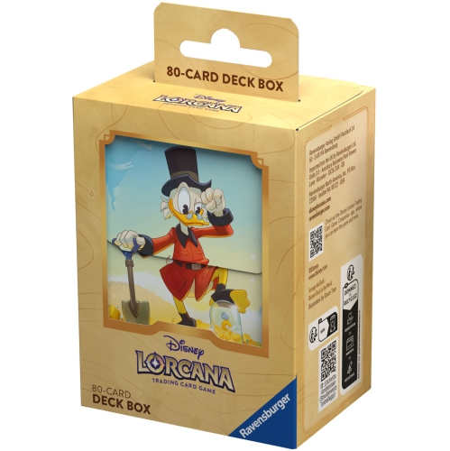 RAVENSBURGER  Disney Lorcana Deck Box: Into The Inklands - Scrooge Mcduck (Limit 1 Per Customer)