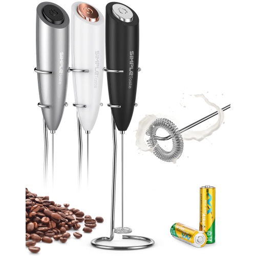 Strak Milk Frother Handheld Battery Operated Electric Foam Maker