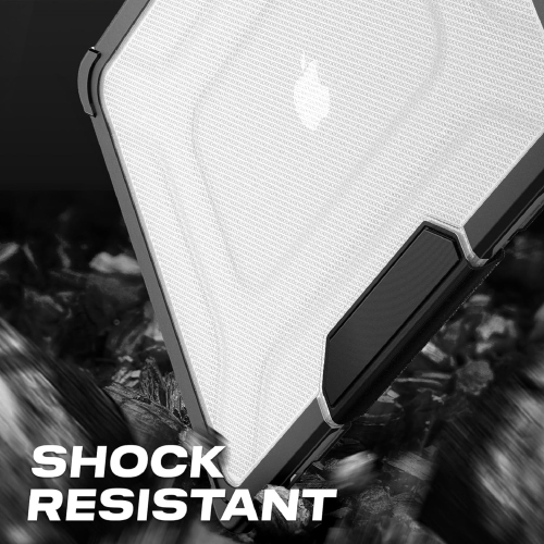 [CS] Étui de protection rigide robuste avec béquille pliable pour MacBook Air de 13,6 po et 2022 Go d’Apple, noir