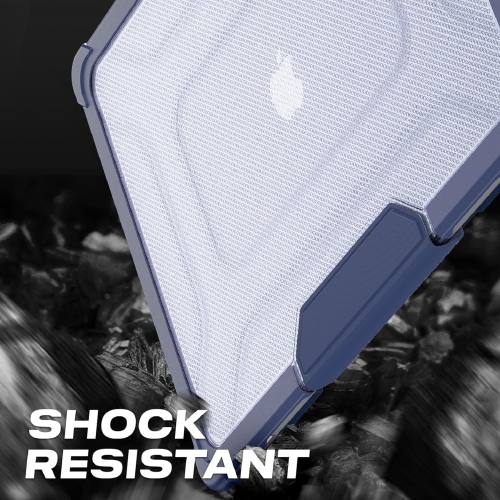 [CS] Heavy Duty Hard Shell Protective Case Cover with Foldable Kickstand for Apple MacBook Air 13" 2018 2019 2020, Navy