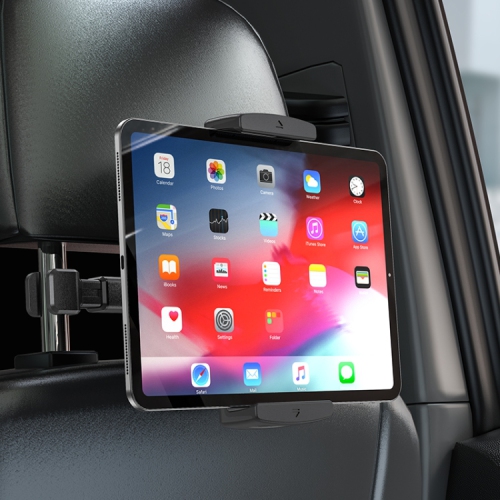 Universal 360 Rotating Car Headrest Clip Mount Holder Back Seat Bracket Cradle for iPhone iPad Tablet Smartphone