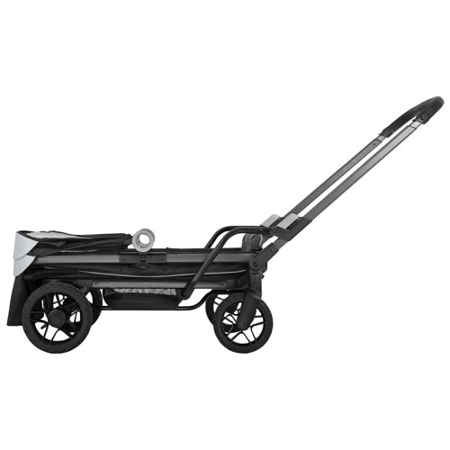 Chariot poussette double Shyft Rideshare d'Evenflo - Noir sterling