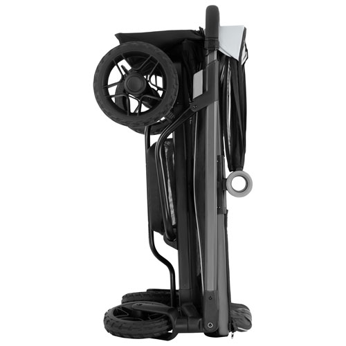 Chariot poussette double Shyft Rideshare d'Evenflo - Noir sterling