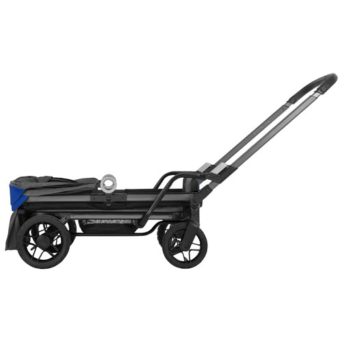 Chariot poussette double Shyft Rideshare d'Evenflo - Bleu électrique