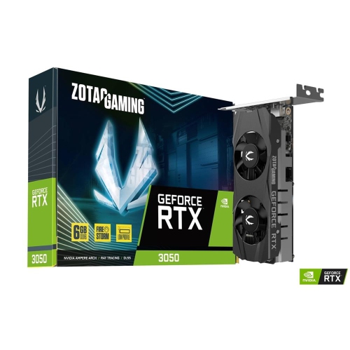 ZOTAC GAMING GEFORCE RTX 3050 6GB LP GDDR6, 96bit, 1470/14000, HDCP, DP, HDMI, Lite Pack ZT-A30510L-10L