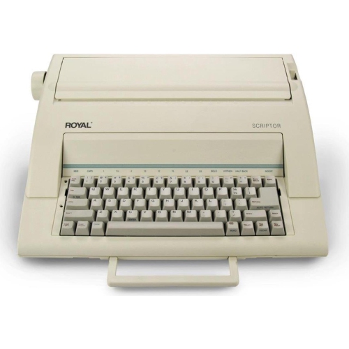 Royal Consumer Scriptor Typewriter - Beige -
