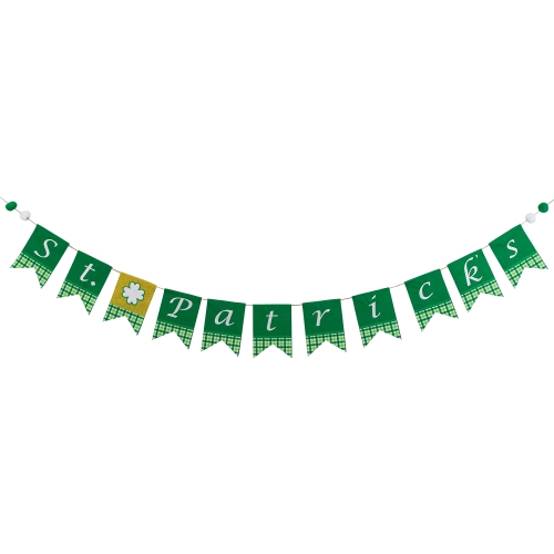 7,5 pi, à carreaux « St. Bannière murale drapeau de Patrick « Swallowtail »