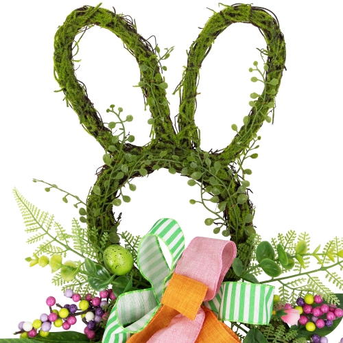 Twig and Vine Easter Bunny Artificial Wreath - 23"