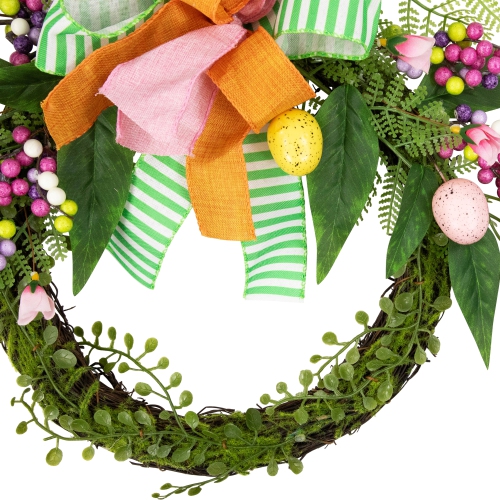 Twig and Vine Easter Bunny Artificial Wreath - 23"
