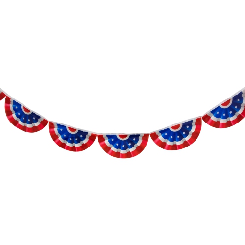 9.75' Americana USA Flag Bunting Hanging Wall Banner