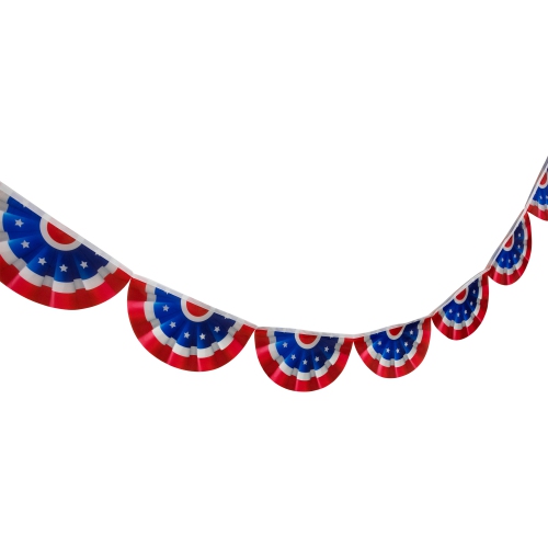 9.75' Americana USA Flag Bunting Hanging Wall Banner