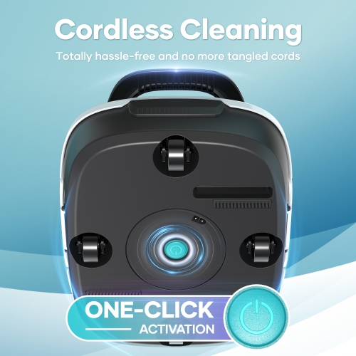 Aiper Scuba 800 - Cordless Robotic Pool Cleaner for Flat Above-Ground Pools up to 860sq.ft, Automatic Pool Vacuum