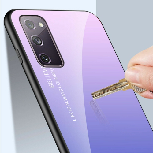 Gradient Glass Case for Samsung S20 PLUS, Slim Thin Anti-Scratch Shockproof Protective Case, Tempered Glass Back Cover-FREE SHIPPING