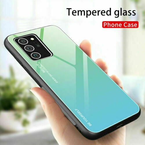 Gradient Glass Case for Samsung S20 PLUS, Slim Thin Anti-Scratch Shockproof Protective Case, Tempered Glass Back Cover-FREE SHIPPING