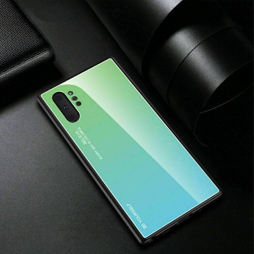 Image 1 of 10.. Gradient Glass Case for Samsung NOTE 10 PLUS, Slim Thin Anti-Scratch Shockproof Protective Case, Tempered Glass Back Cover-FREE SHIPPING