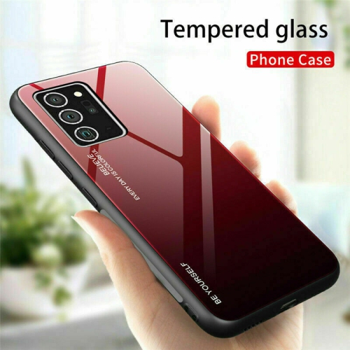 Étui en verre gradient pour Samsung A52, étui protecteur mince, anti-rayures, arrière EN verre trempé, EXPÉDITION GRATUITE