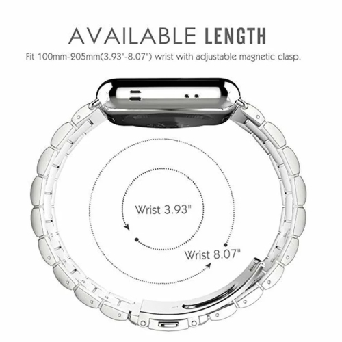 Apple Watch Band 38mm 40mm 41mm, Stainless Steel + Resin Metal iWatch Bands Replacement Strap Bracelet Wristband for Apple Watch Bands Series 9 8 SE