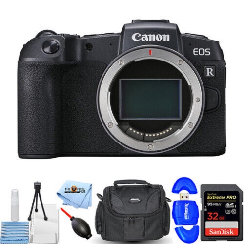 CANON  Eos Rp Mirrorless Digital Camera (Body) 3380C002 - Essential 32GB Bundle