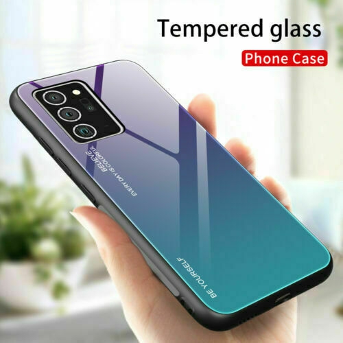 Gradient Glass Case for Samsung S20, Slim Thin Anti-Scratch Shockproof Protective Case, Tempered Glass Back Cover-FREE SHIPPING