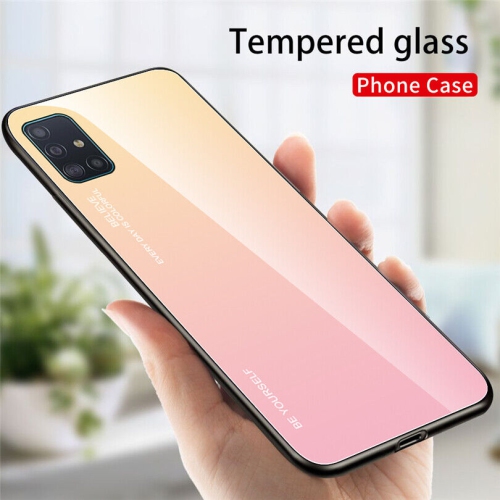 Gradient Glass Case for Samsung S20, Slim Thin Anti-Scratch Shockproof Protective Case, Tempered Glass Back Cover-FREE SHIPPING