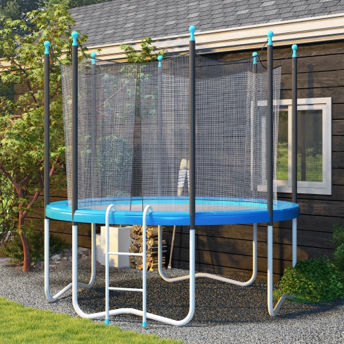 Soozier 14FT Trampoline Spring Cover, Trampoline Pad Replacement, Waterproof and Tear-Resistant, All-Weather Trampoline Accessories, Light Blue