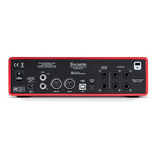 Interface audio USB Scarlett 18i8 de Focusrite avec Pro Tools First