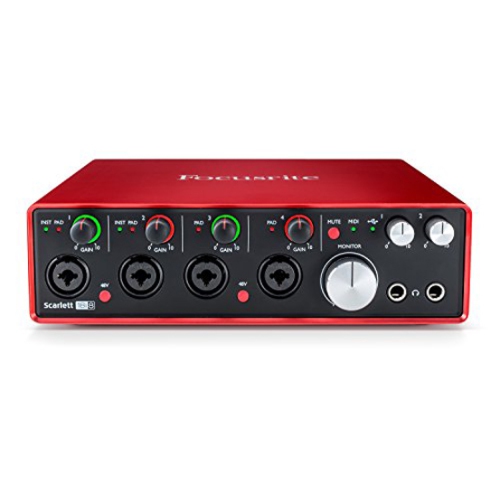 Interface audio USB Scarlett 18i8 de Focusrite avec Pro Tools First