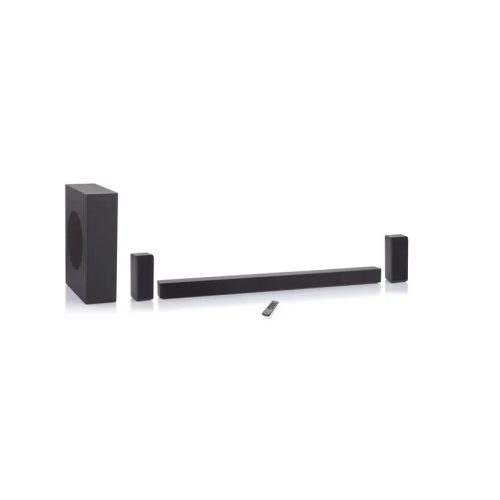 onn. Bluetooth 6-Speaker 37 IN. 5.1 Soundbar with Wireless Subwoofer, Dolby Audio, 700 W - Open Box