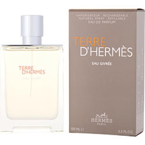 EAU DE PARFUM TERRE D'HERMES GIVREE BY HERMES EAU DE PARFUM EN VAPORISATEUR RECHARGEABLE 3,4 OZ