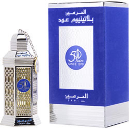 AL HARAMAIN  50 Years Oud By Eau De Parfum Spray 3.3 OZ In Platinum