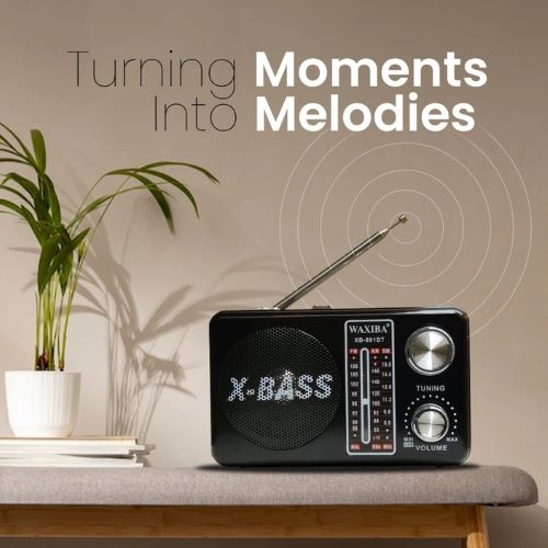 WAXIBA MULTIFUNCTION WIRELESS RADIO AM/FM/SW 3 BAND RADIO XB-891BT