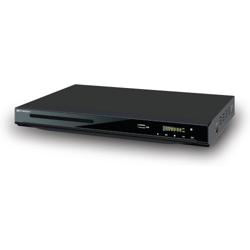 Emerson - Home Theater DVD Player, 2.1 Channels, Black