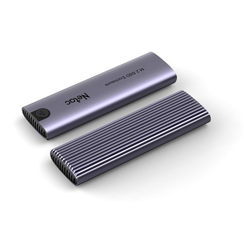 Netac - External Hard Drive Case NVME/SATA USB 3.1, 10GBPS, USB-C To USB-C/USB-C To USB-A