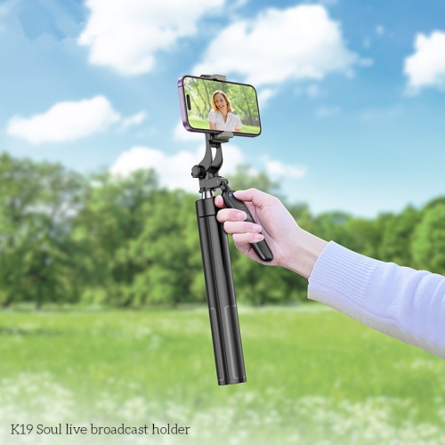 Trépied Selfie Stick et pied extensible sans fil Bluetooth pour téléphone intelligent Tiktok iPhone Live Stream