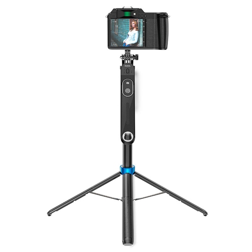 Trépied Selfie Stick et pied extensible sans fil Bluetooth pour téléphone cellulaire de iPhone de Tiktok Live Stream