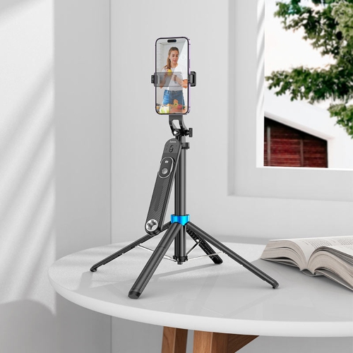 Trépied Selfie Stick et pied extensible sans fil Bluetooth pour téléphone cellulaire de iPhone de Tiktok Live Stream