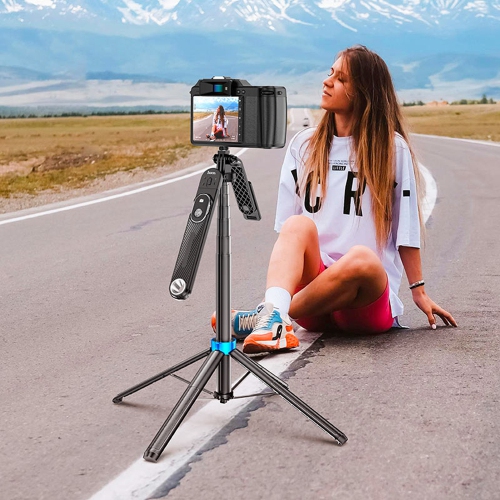 Trépied Selfie Stick et pied extensible sans fil Bluetooth pour téléphone cellulaire de iPhone de Tiktok Live Stream