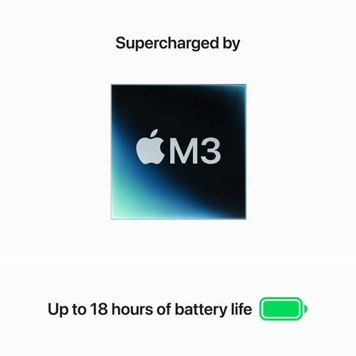 Apple MacBook Air 13" w/ Touch ID (2024) - Starlight (Apple M3 Chip / 512GB SSD / 16GB RAM) - French