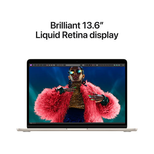Apple MacBook Air 13" w/ Touch ID (2024) - Starlight (Apple M3 Chip / 512GB SSD / 16GB RAM) - French