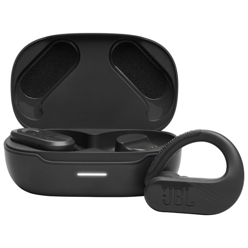 Open Box - JBL Endurance Peak 3 In-Ear Sound Isolating True Wireless Earbuds - Black
