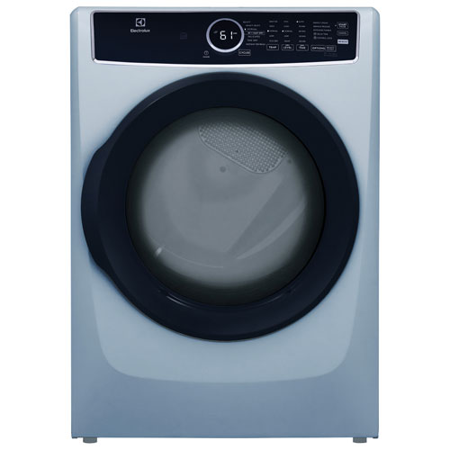 Electrolux 8.0 Cu. Ft. Front Load Electric Steam Dryer (ELFE743CAG) - Glacier Blue
