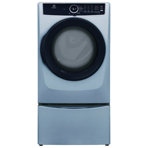 Electrolux 8.0 Cu. Ft. Front Load Electric Steam Dryer - Glacier Blue