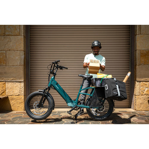 Velotric Go 1 Step-Through Utility Electric Bike - Forest Green - Exclusive Retail Partner
