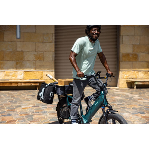 Velotric Go 1 Step-Through Utility Electric Bike - Forest Green - Exclusive Retail Partner