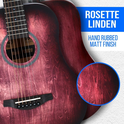 Guitare acoustique 34 po à 6 cordes Beginners - guitare junior 1/2 avec trousse d'accessoires