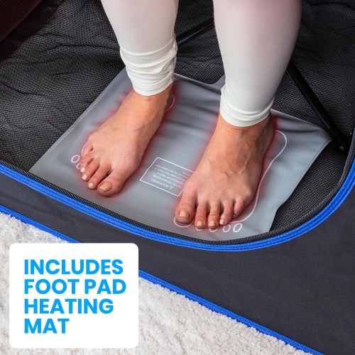 Sauna compact et portatif - Deluxe thérapeutique personnelle Detox Sauna à chaud, Sauna infrarouge