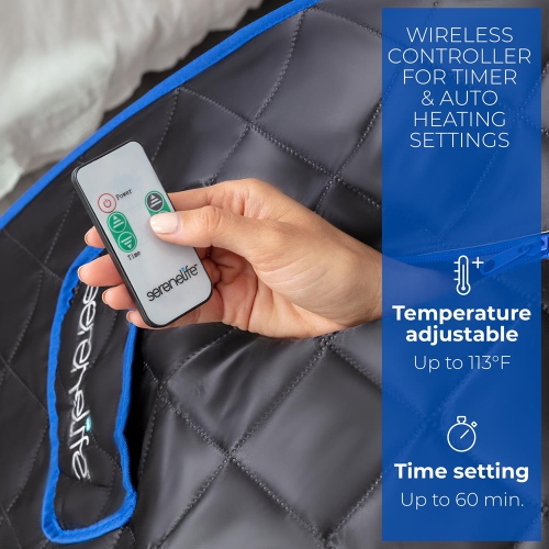 Sauna portatif à vapeur – Sauna pour une personne pour détoxifier et perdre du poids